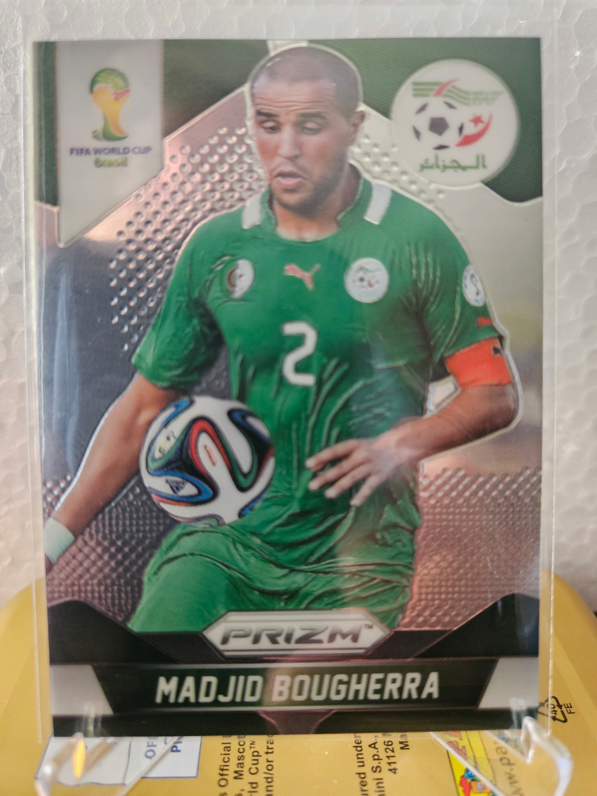Panini Prizm Brazil 2014 karty piłkarskie Madjid Bougherra