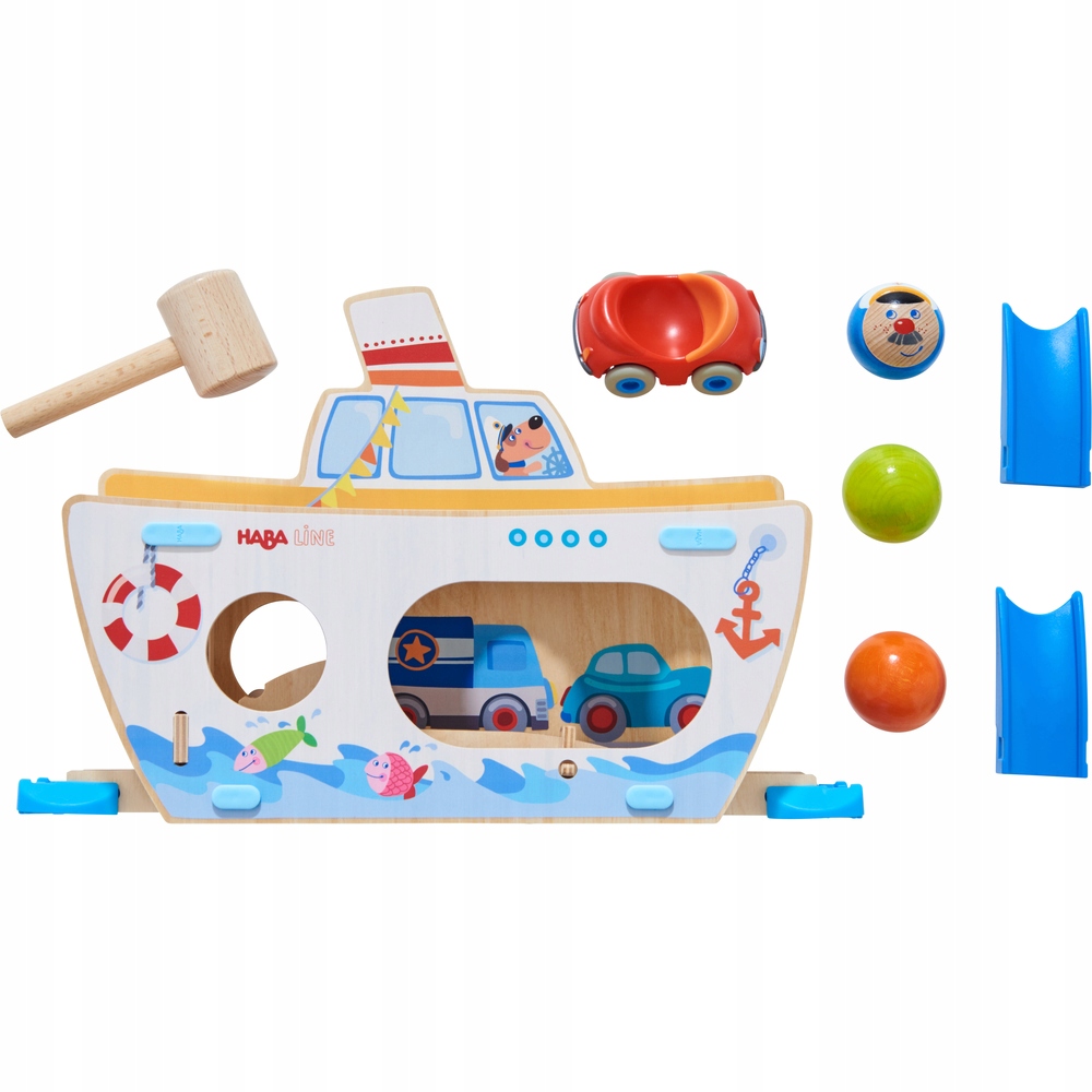 Kulodrom Kullerbü Przebijanka Statek HABA od 2 lat Bohater Inny