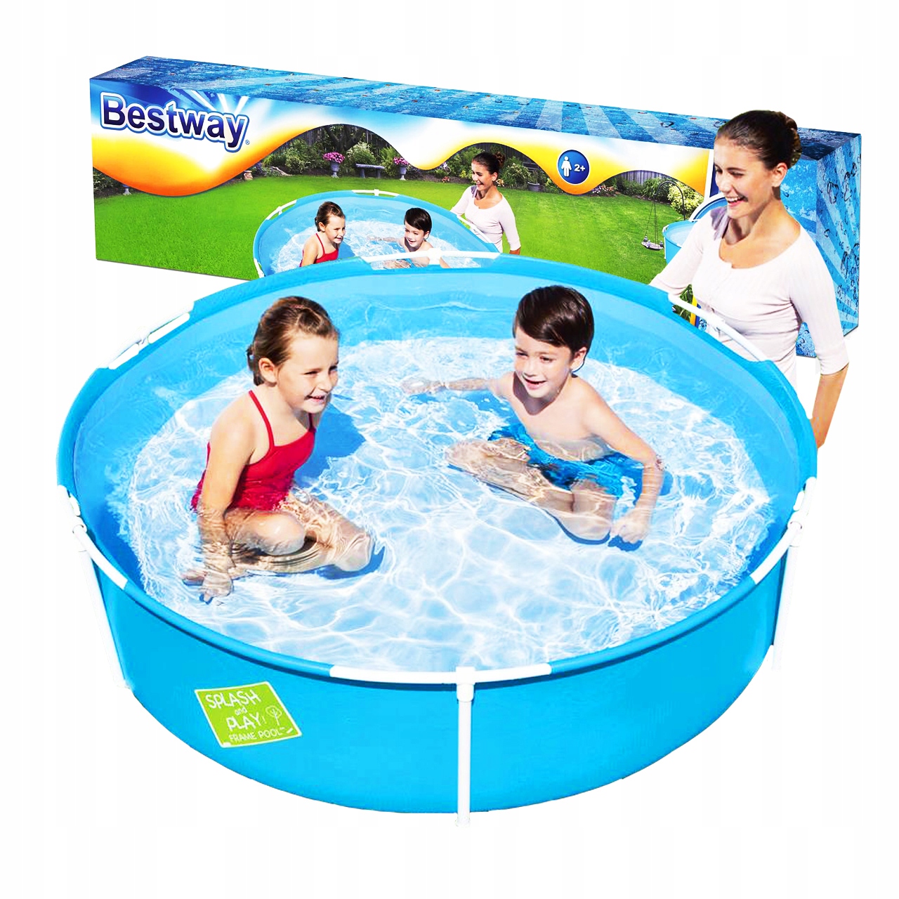 

Basen Stelażowy Dla Dzieci Bestway 152x38cm