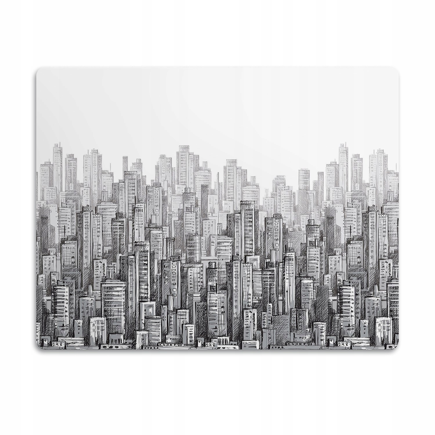 Levně Ochranná podložka pod misku Černobílé město 60x40