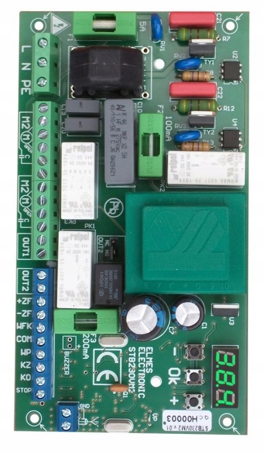Elmes STB230VM2 Ovládač Pre Brány 230V jedno/dva
