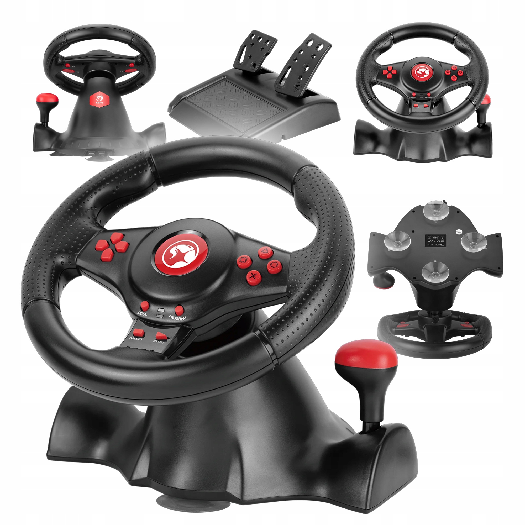 Kierownica wyścigowa Marvo Onaga 30 do konsol dla graczy gamingowa
