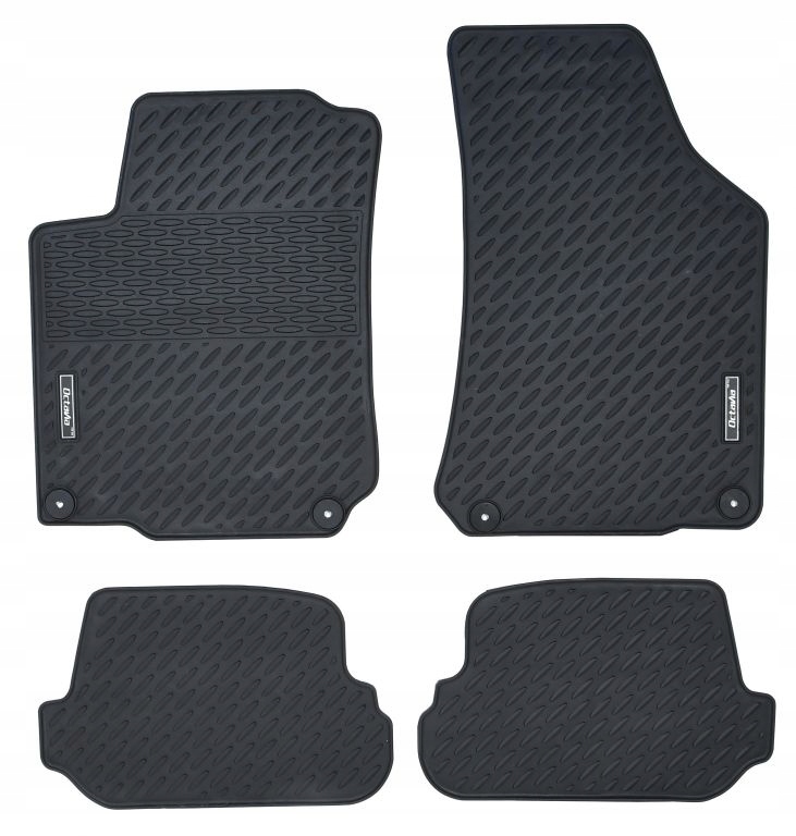 Dywaniki gumowe z mocowaniem Perfect Fit P1, komplet 4 szt. Marka Compass