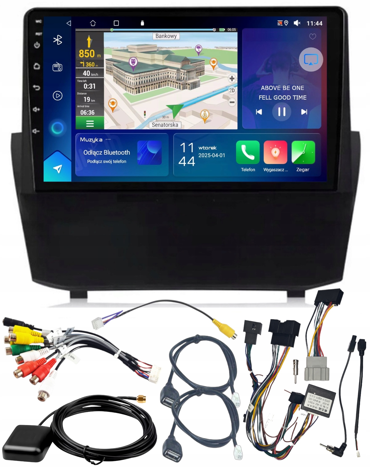 Autorádio Gps Ford Fiesta 2009-2017 Carplay Android Auto 2GB 64GB