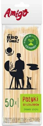 GOSIA AMIGO PATYKI DO SZASZŁYKÓW 20CM 50SZT 6199