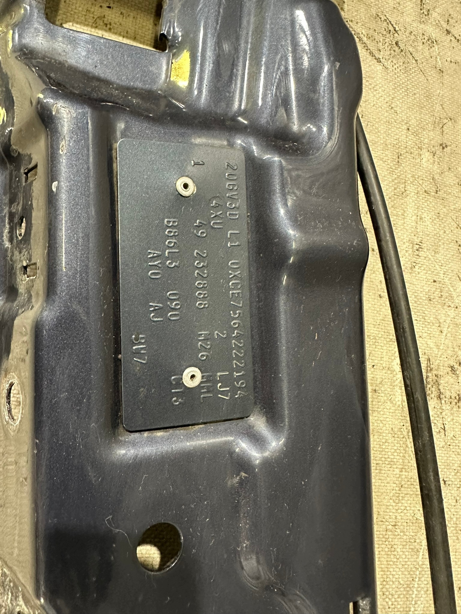 support panel for radiators pillar upper 93301873 OPEL MERIVA A 2006R. K: Z168