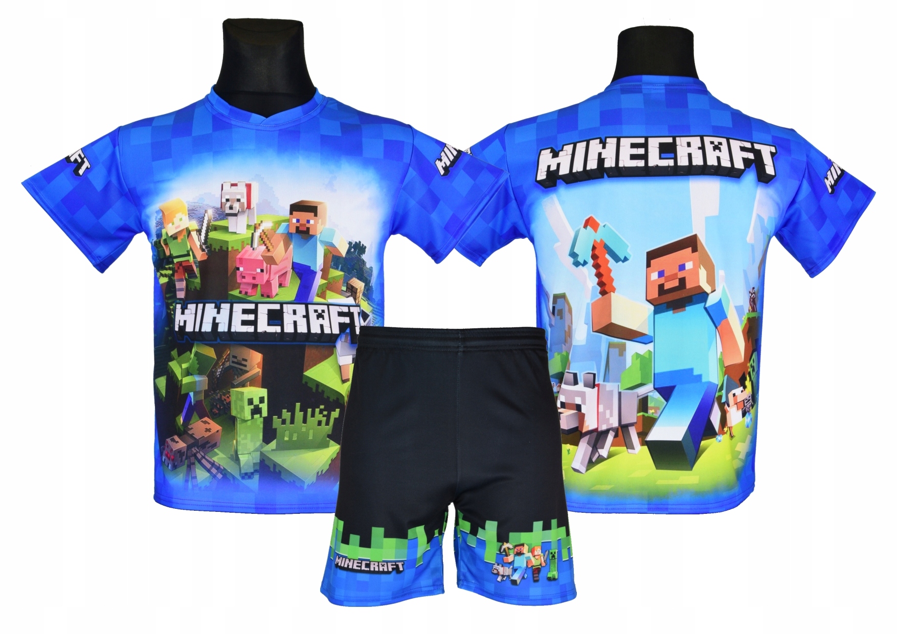 

Minecraft strój koszulka spodenki M12 rozmiar 116