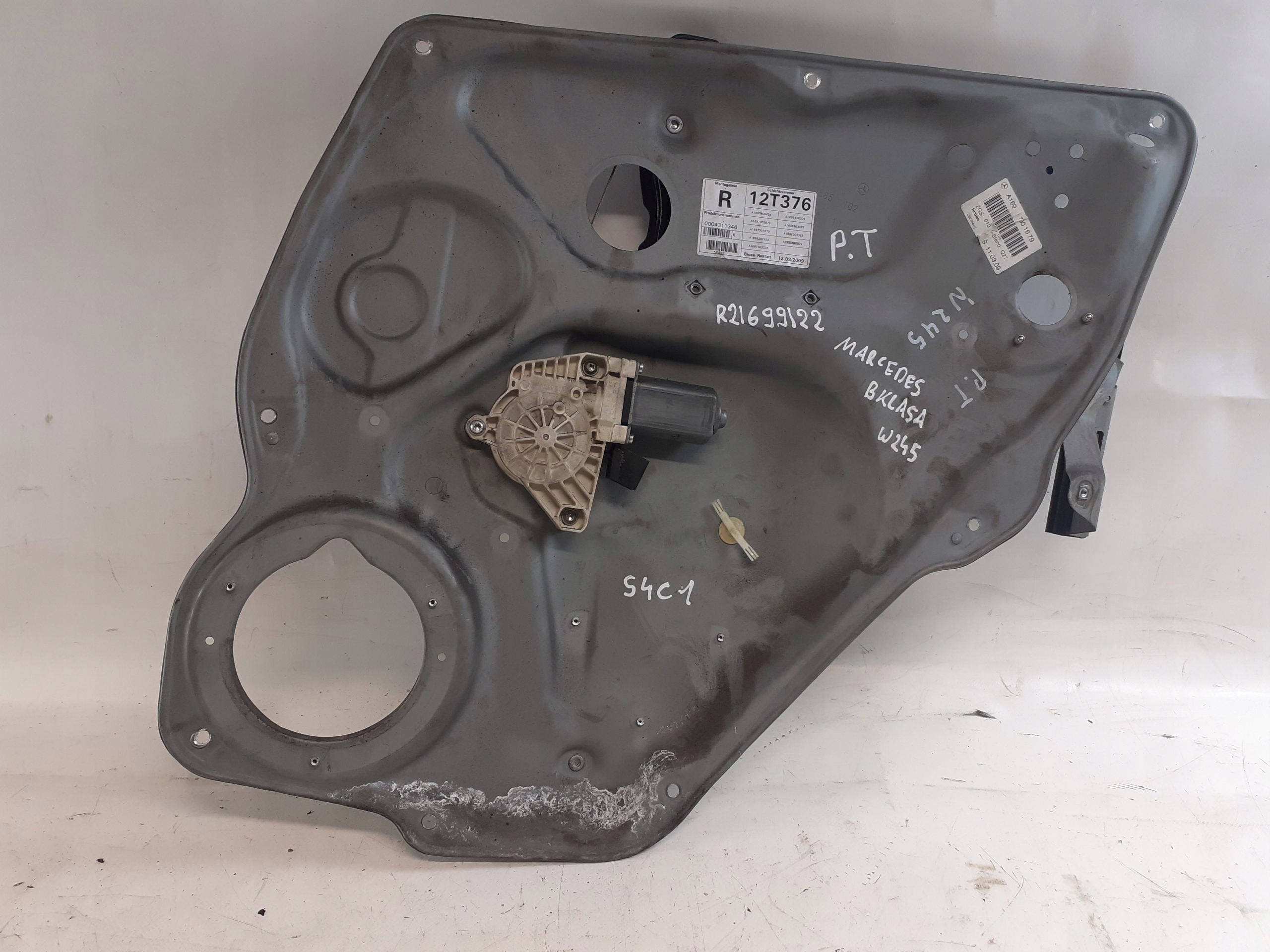 Mécanisme Lève vitres Droite Arrière MERCEDES W245