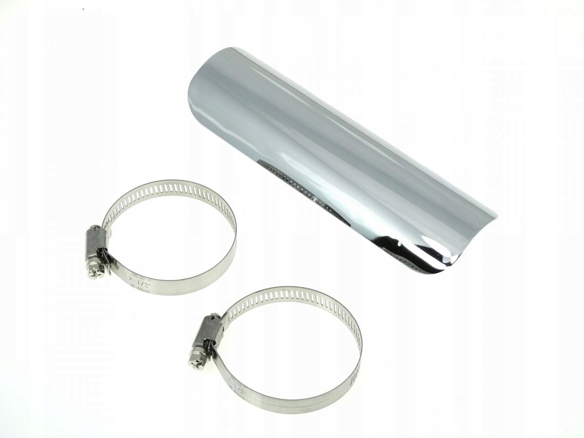 00-12503 - ХРОМОВАНА КРИШКА ГЛУШНИКА ВИХЛОПНОЇ ТРУБИ 18 СМ