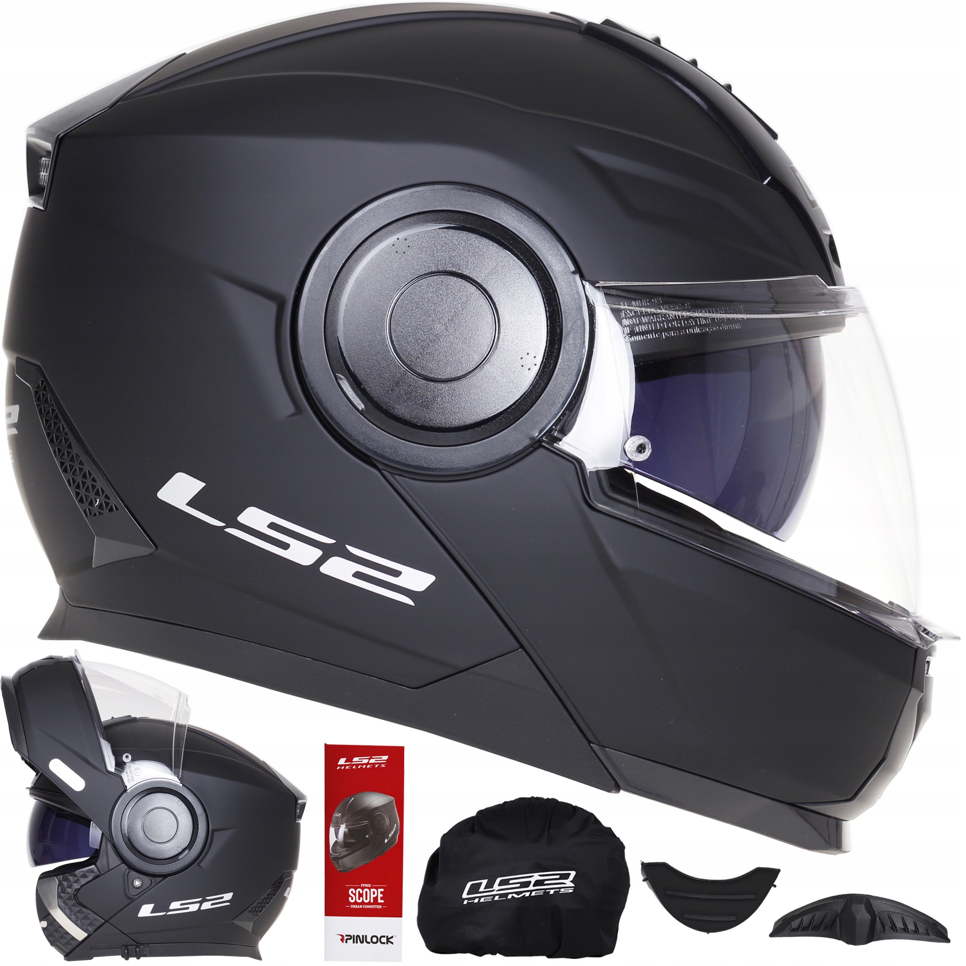 

LS2 FF902 Scope Szczękowy Kask Motocyklowy Pinlock
