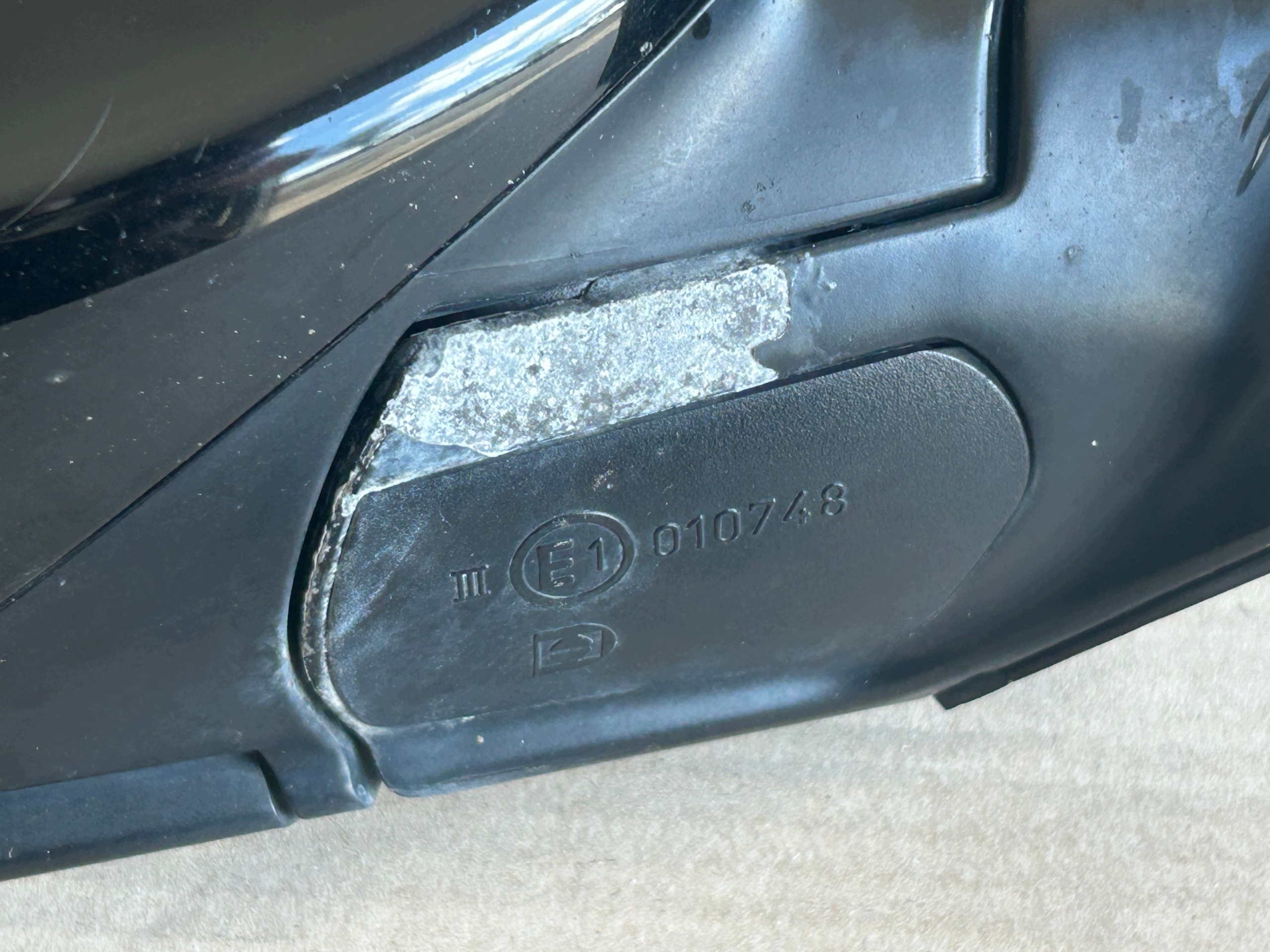 BMW E60 Spiegel rechts 5 Kabel EUROPA 668/9 SHWARZ 2