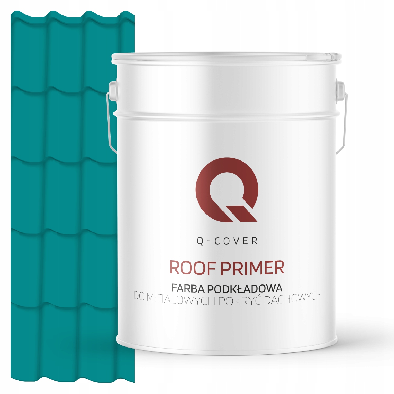 Podkladová Farba Na Kovovú Strechu Modrá Tyrkysová Ral 5018 10 L Matná