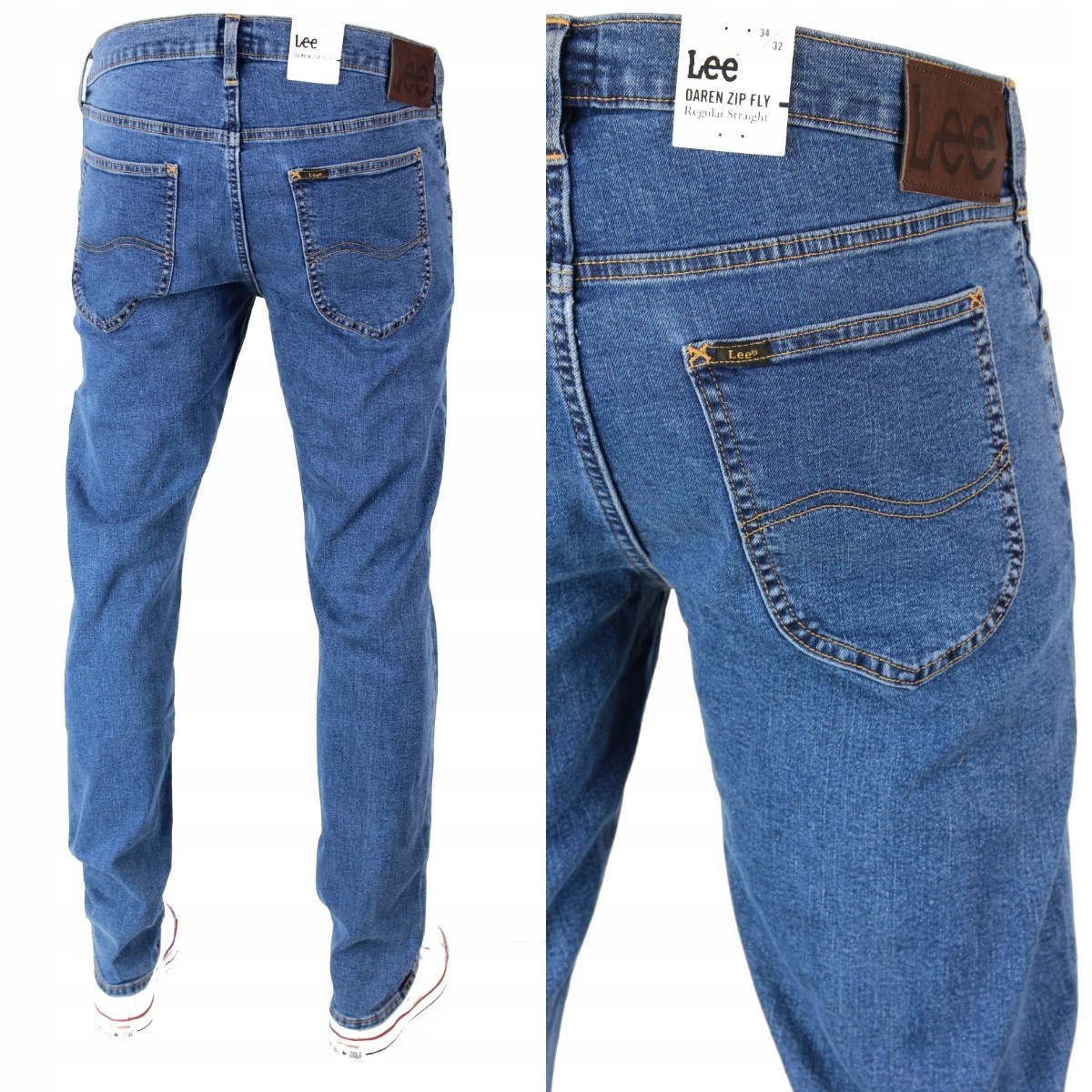 

Lee Daren Jeansy Proste Reg. Straight_ W36 L34