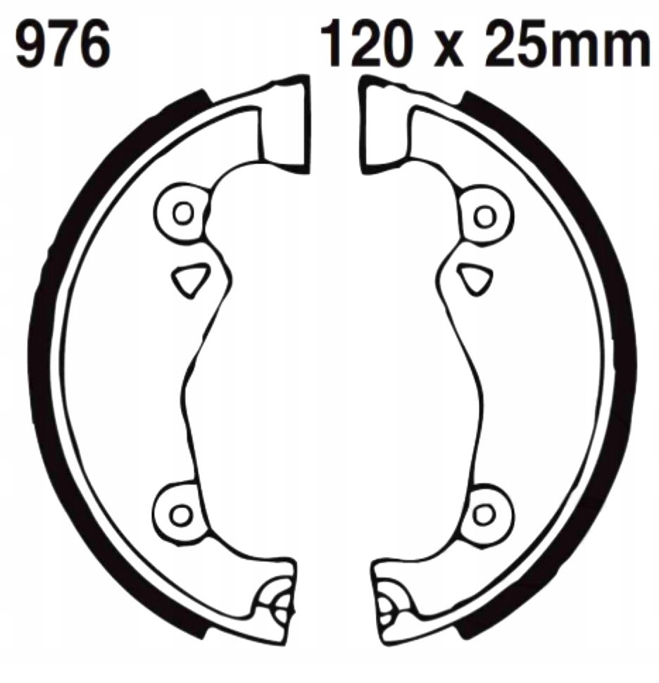 Brzdové Čelisti Zündapp Cs 25 50 CX Hai