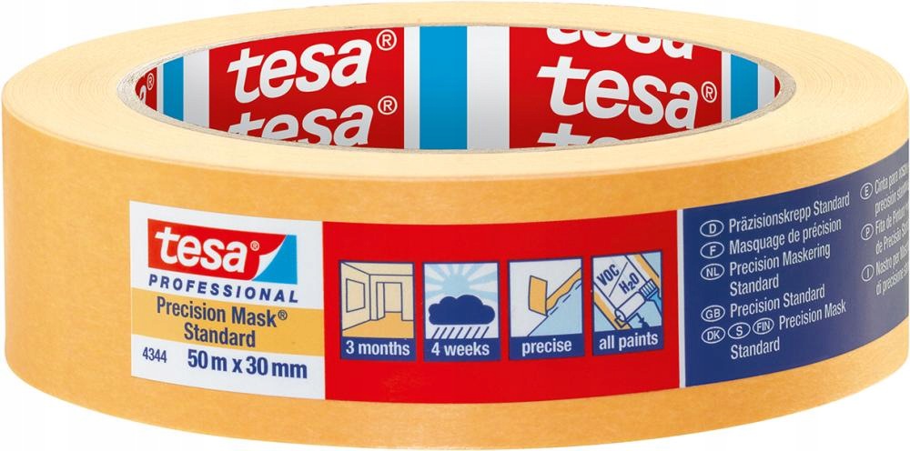 Washi malířská páska 30 mm x 50 m Precision Standard 4344 Tesa 5 ks