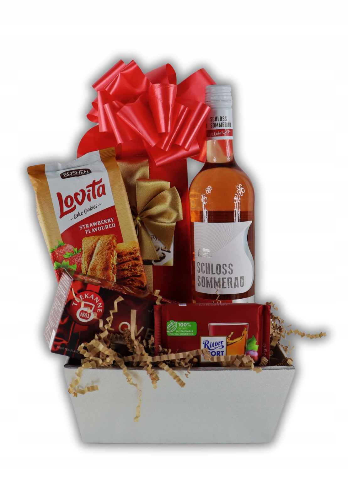 Levně Dárkový koš Sweet Love Dárkové koše Nápad na dárek k Valentýnu