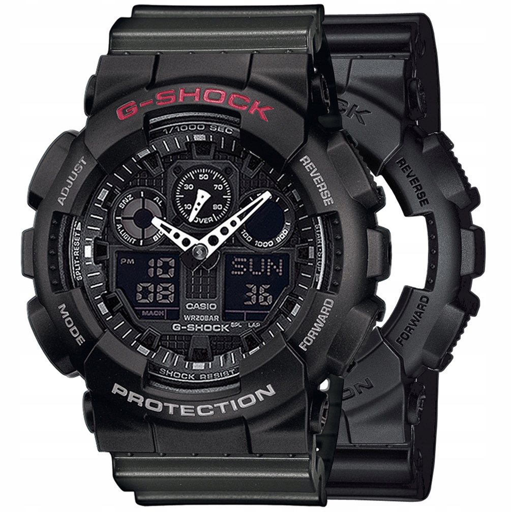 Hodinky Casio G-Shock Set GA-100-1A1ER Bezel 10378531 Řemínek 10467764