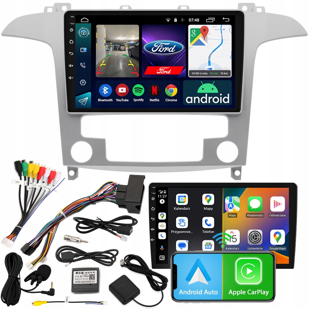 Rádio Navigácia Android RS-305 Ford S-max 2006-2015 2GB 9"