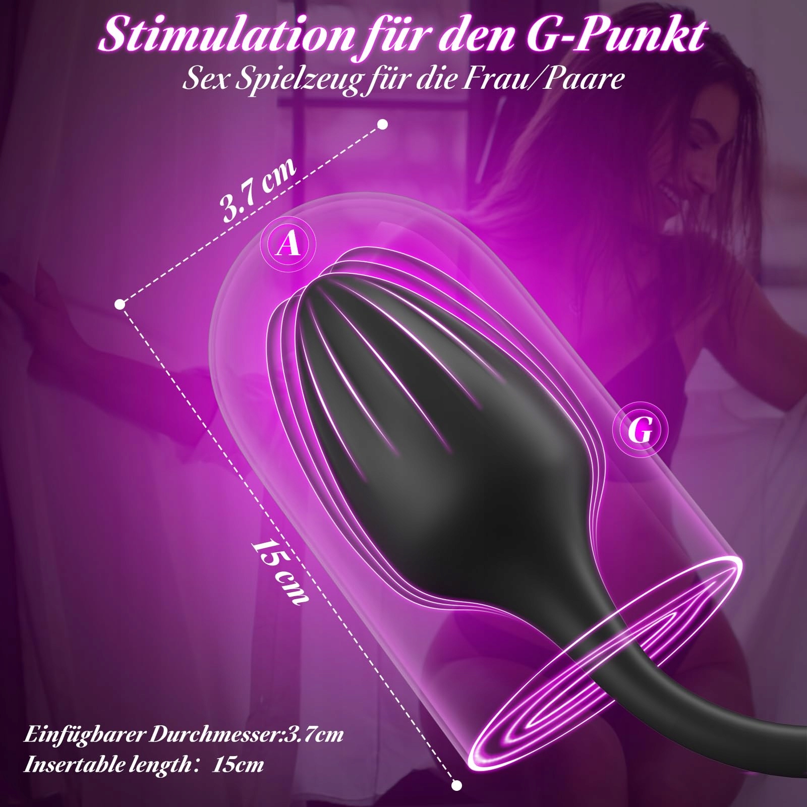 PRODUKT VIBRATOR DO STYMULACJI PROSTATY Z 9 TRYBAMI WIBRACJI DLA MĘŻCZYZN — miniatura 6