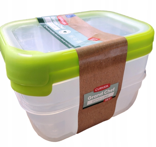 

Pojemnik Curver Grand Chef 1,8+ 2,4 L zieleń 2 Szt