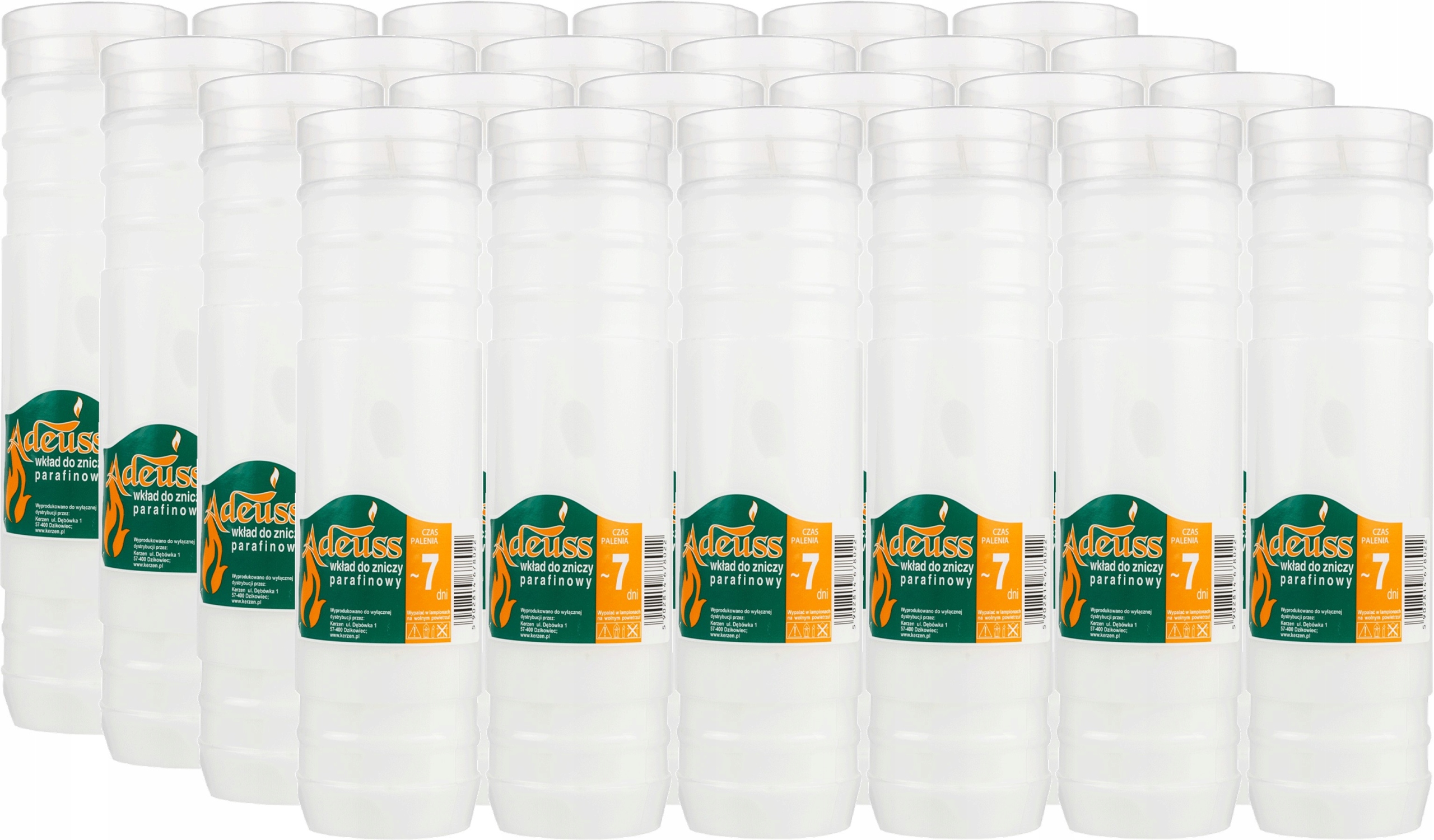do hřbitovních svíček náplně do svíček Kerzen Adeuss 7 dní, univerzální, velikost 24ks