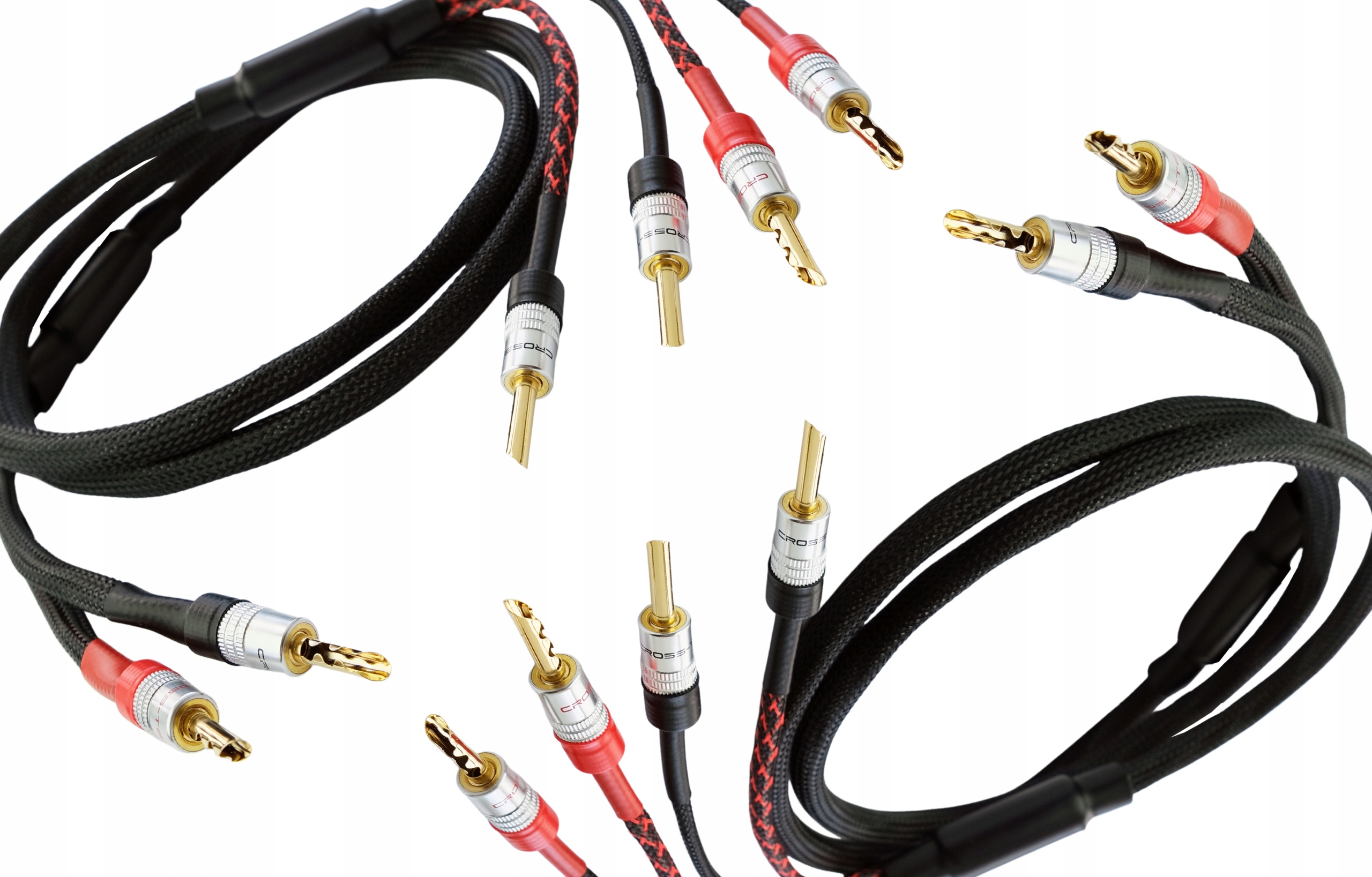 

Kable przewody bi-wire wiring Cross-Tech HQ8 3,5m