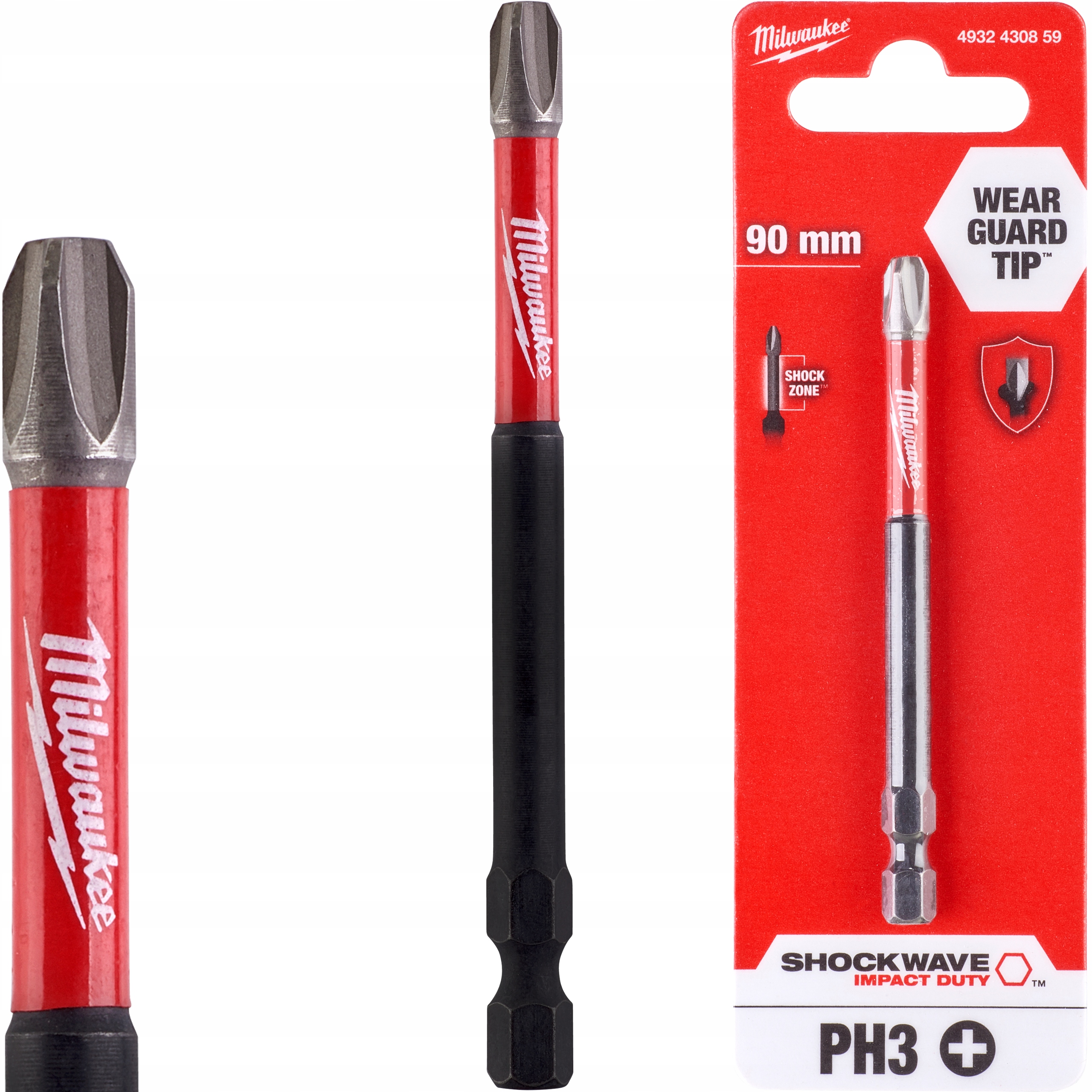 

Bit udarowy Milwaukee Shockwave PH3 90 mm