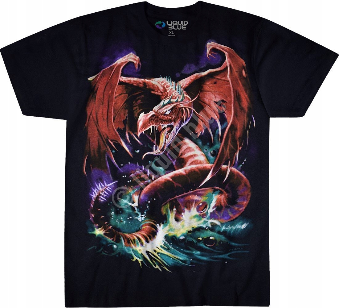 Velký drak Tekutá modrá M