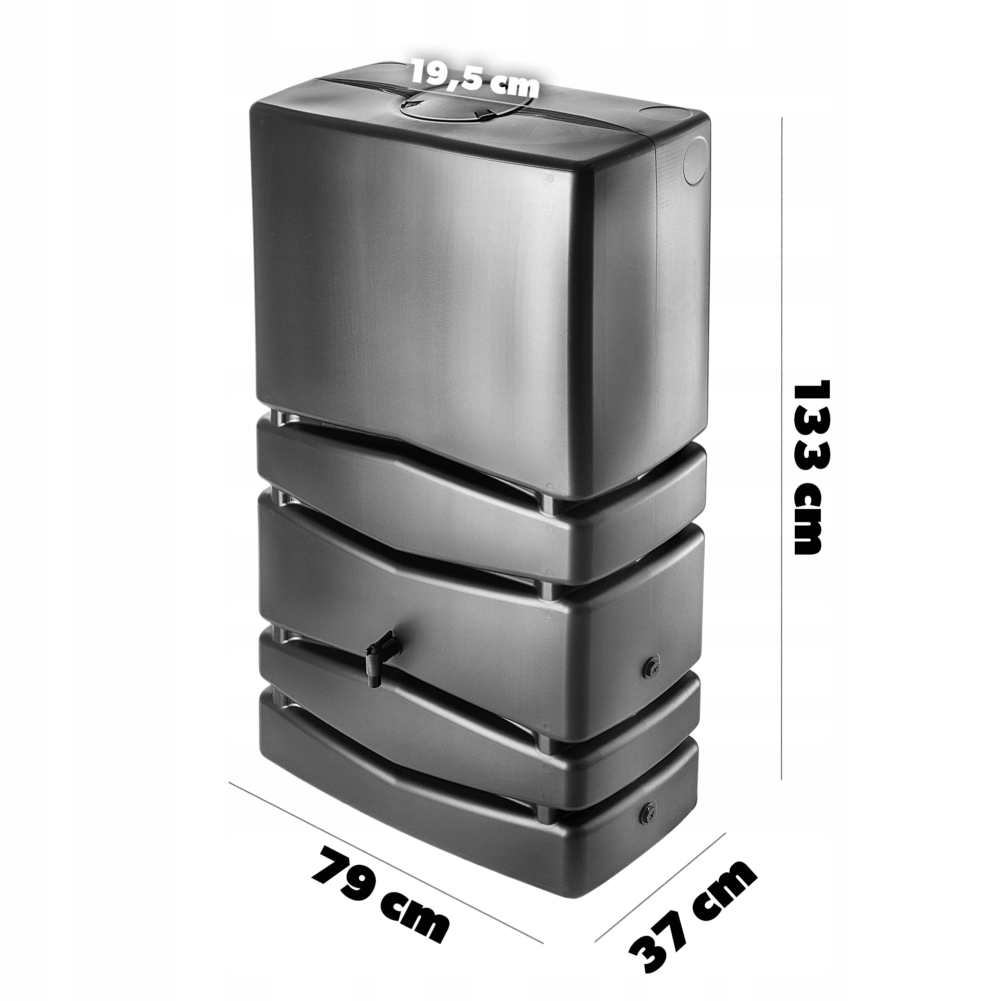 ZBIORNIK NA DESZCZÓWKĘ 350L BECZKA ZESTAW Kod producenta K9099_1