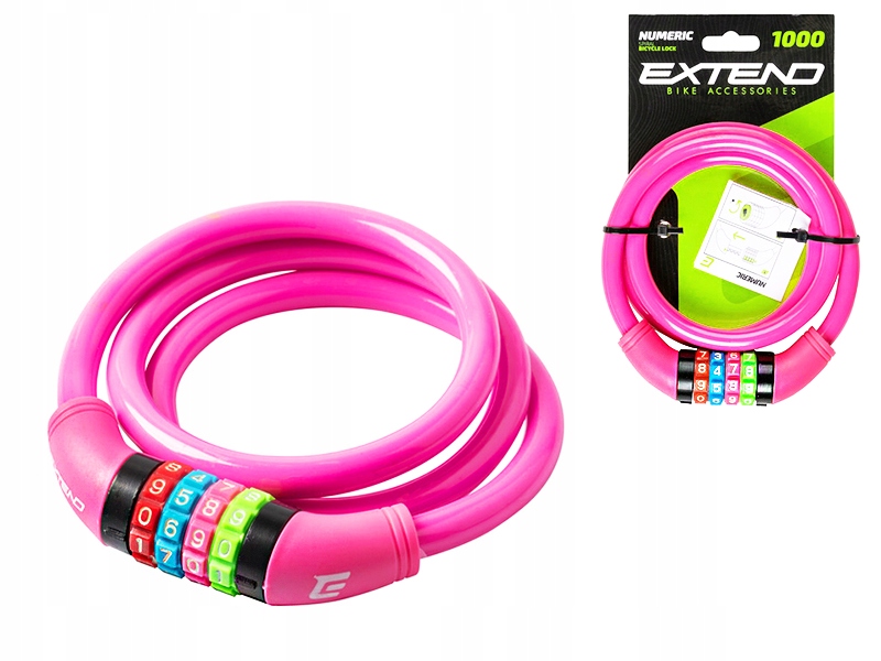 

Zapięcie Rowerowe Na Szyfr Kod 12x1000 Grube Mocne