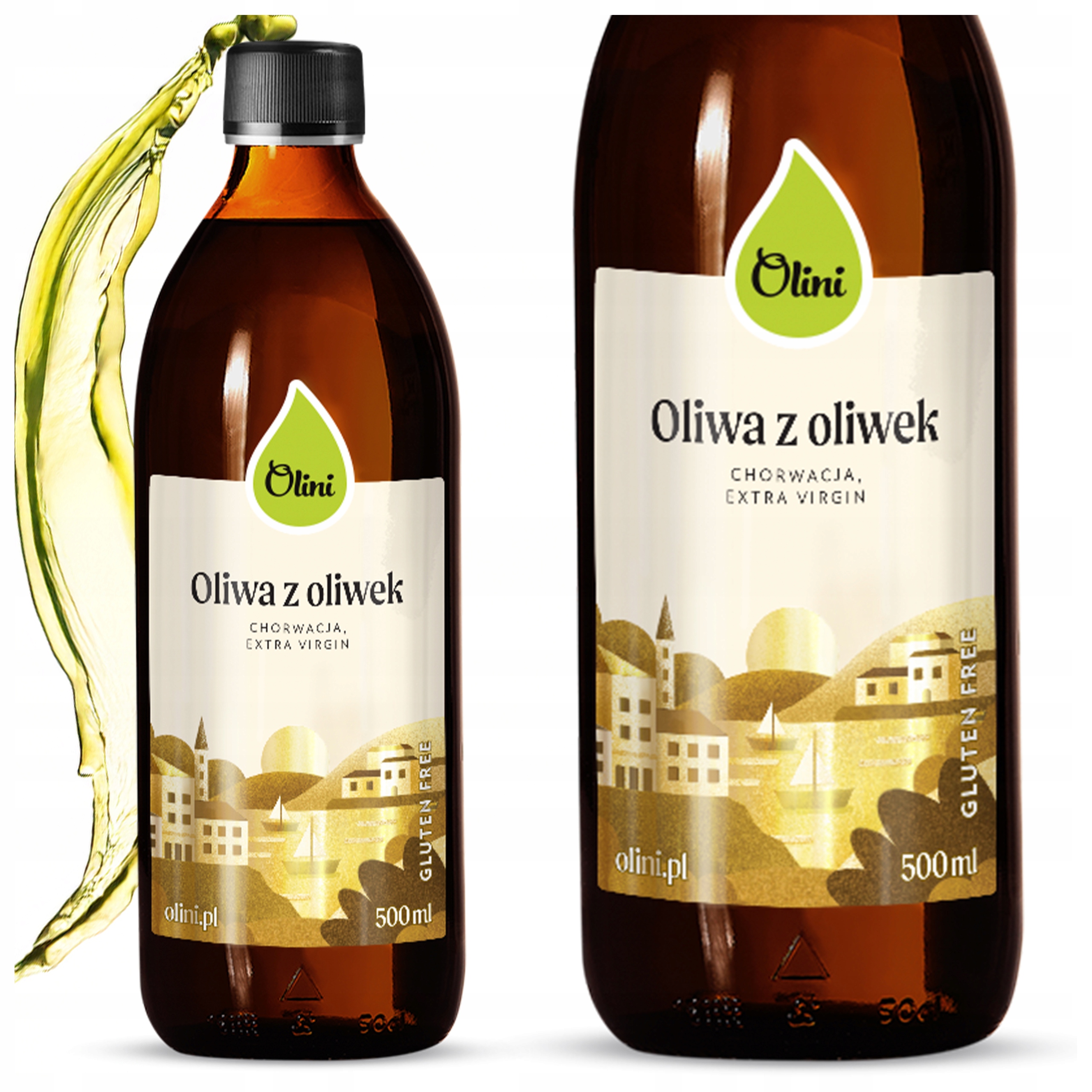 Extra panenský olivový olej lisovaný za studena 500 ml Olini