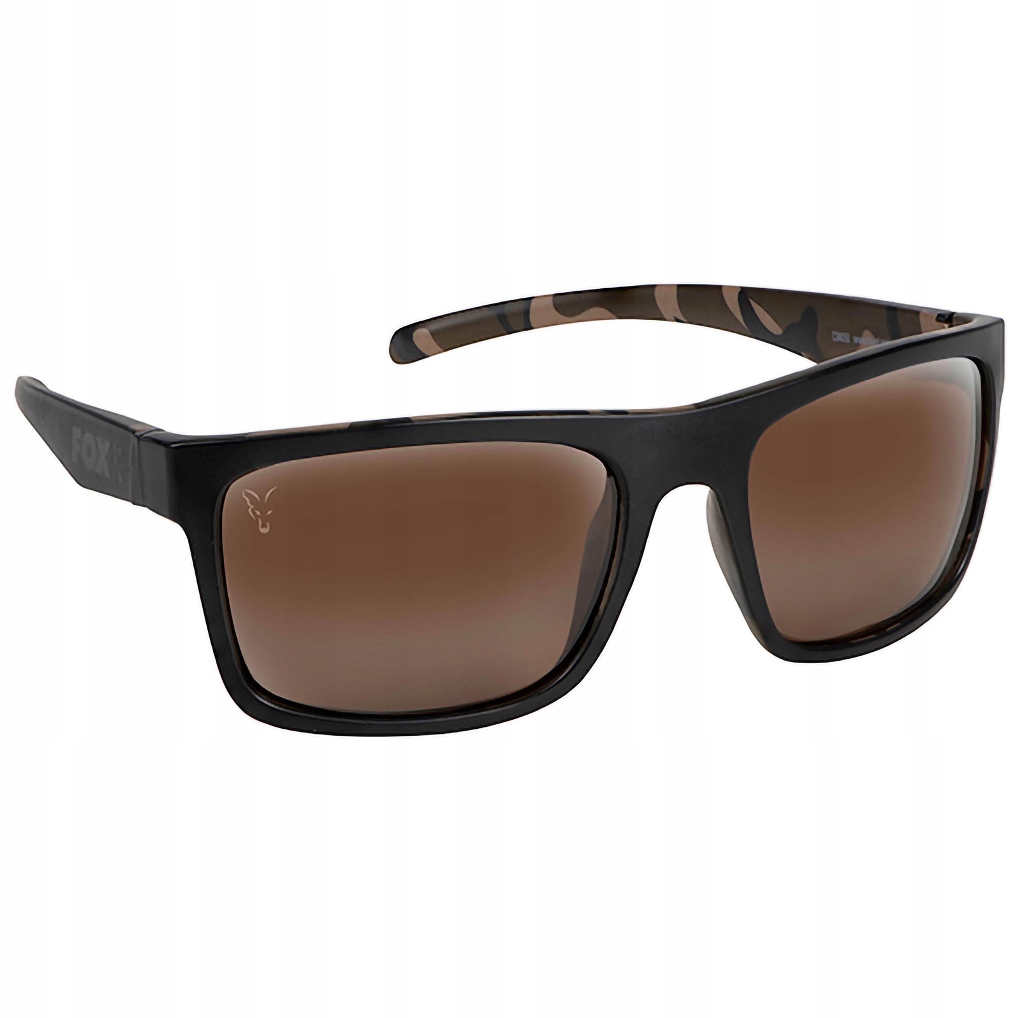 Brýle Fox Avius Black/Camo Brown Lense