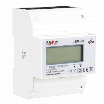 

Licznik podlicznik Energii 3-FAZOWY LEM-30 Zamel