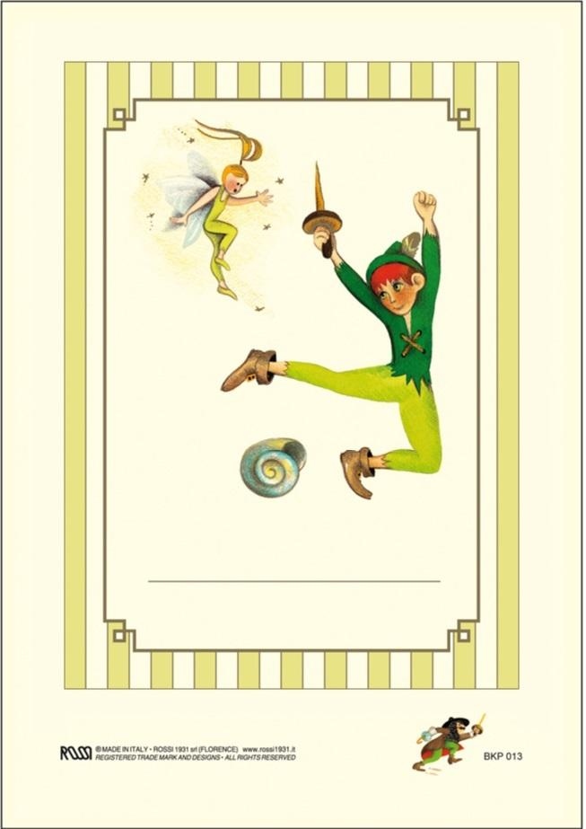 NAKLEJKI DEKORACYJNE BKP 013 PIOTRUŚ PAN 6SZT