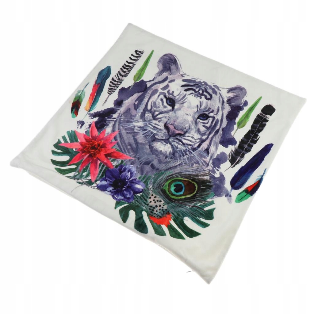 Cute Cartoon Animal Decor rzuć poszewka na poduszk