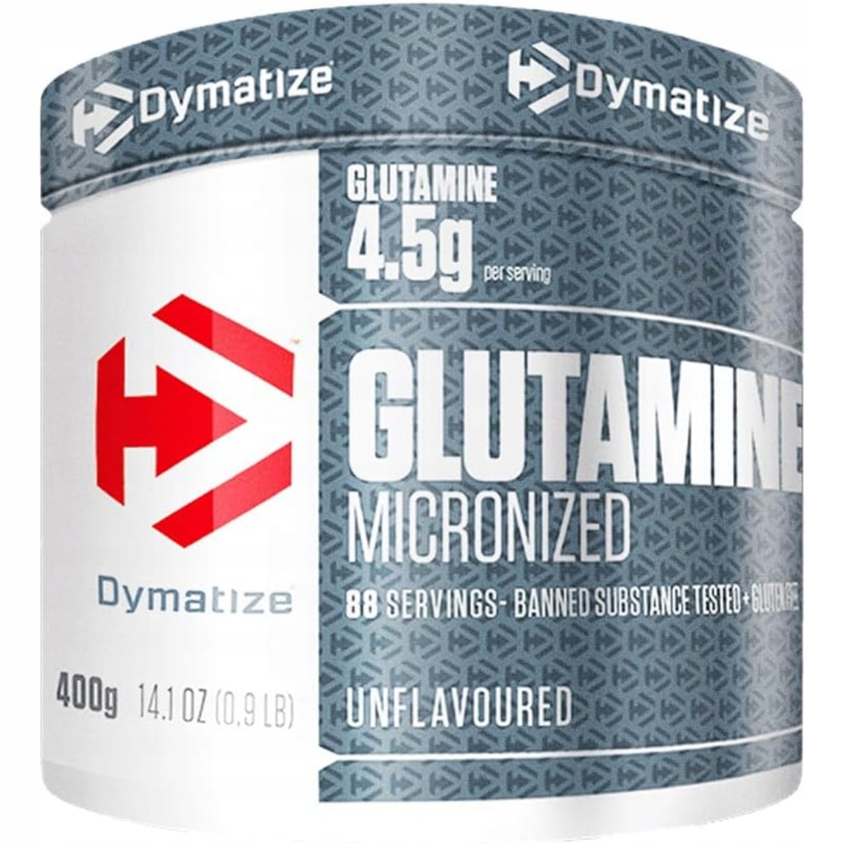 Dymatize Glutamine Micronized 400 g Unflavored bez příchuti Glutamine