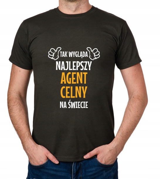 

koszulka Najlepszy Agent Celny prezent