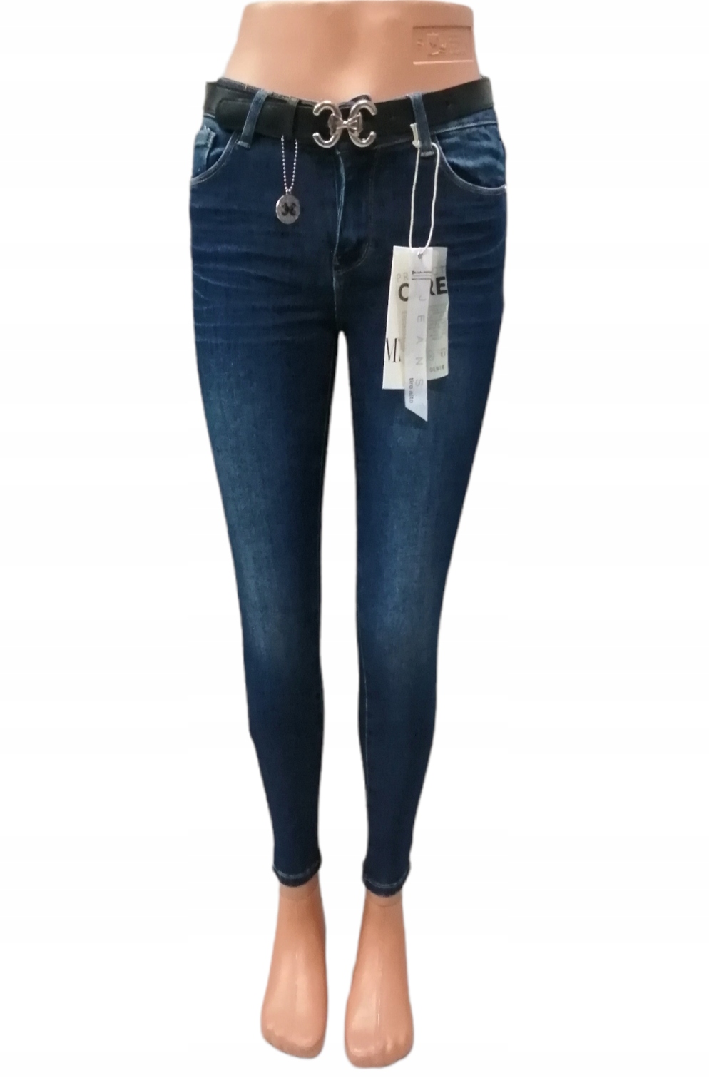 

Spodnie Jeans Damski Skinny Z Paskiem M.sara 29