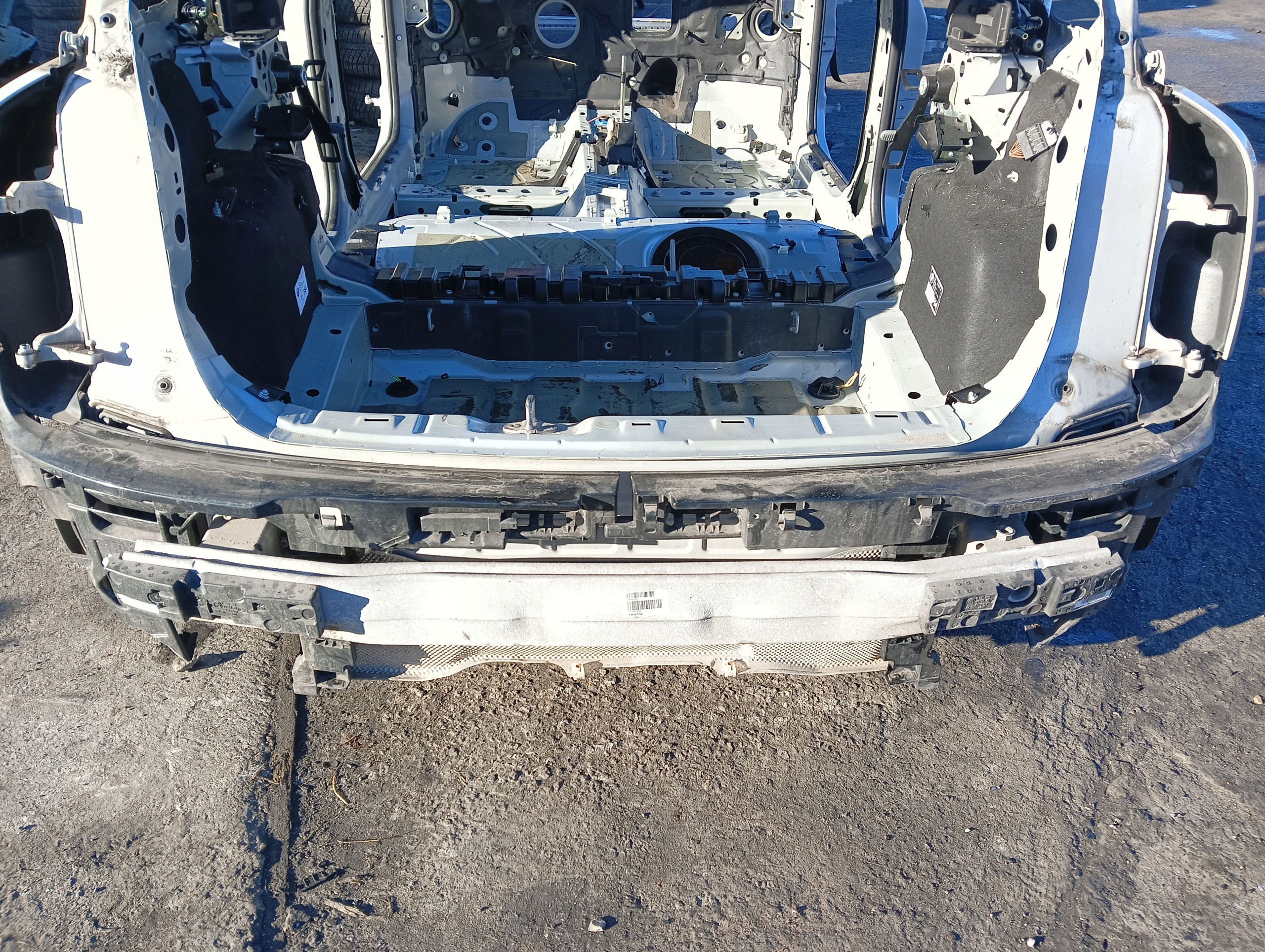 PAS TYLNY MINI CLUBMAN F54 (2015-2019) WHITE SILVER METALLIC (A62)