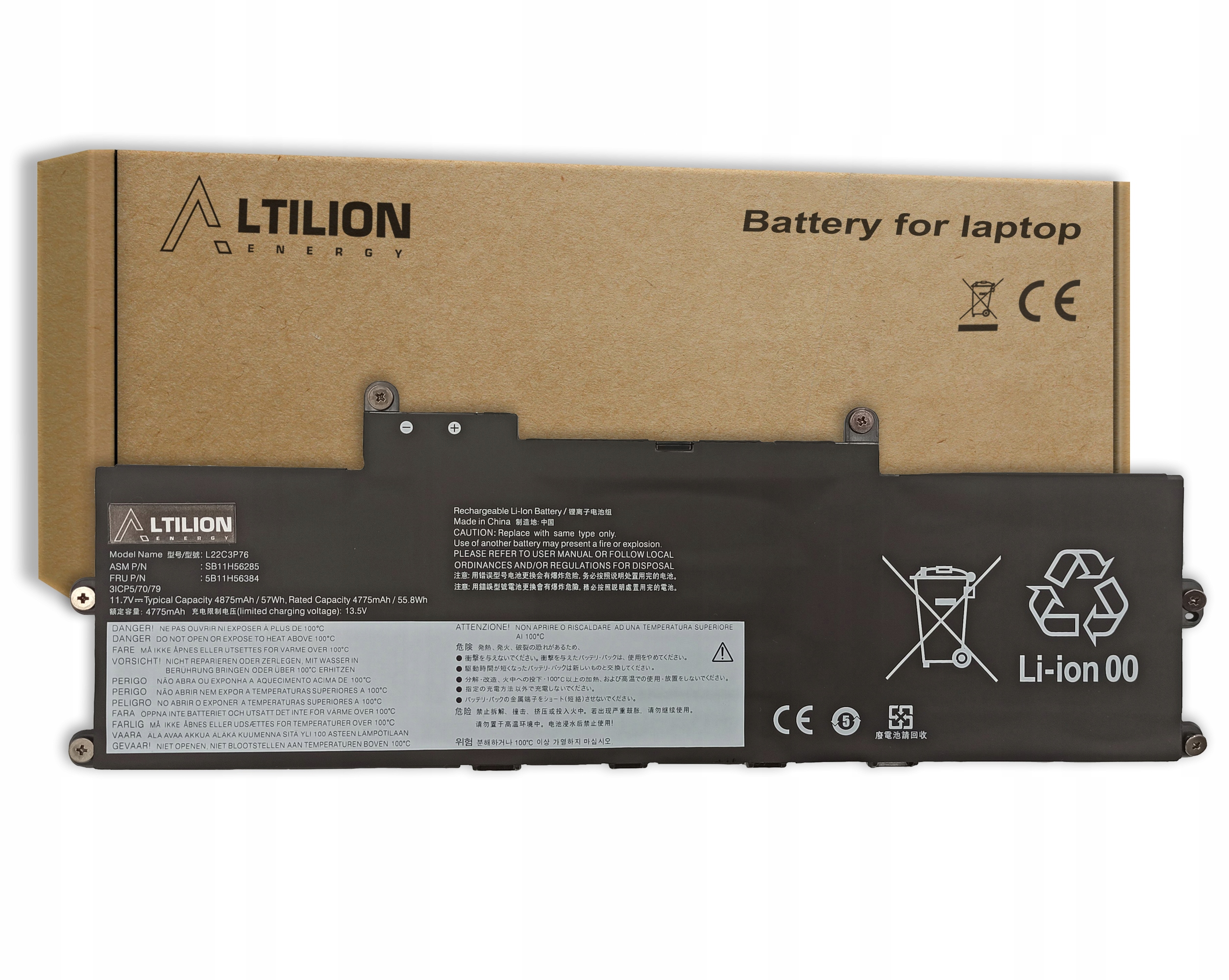 Batéria Altilion Energy L22C3P76 kompatibilná s Lenovo