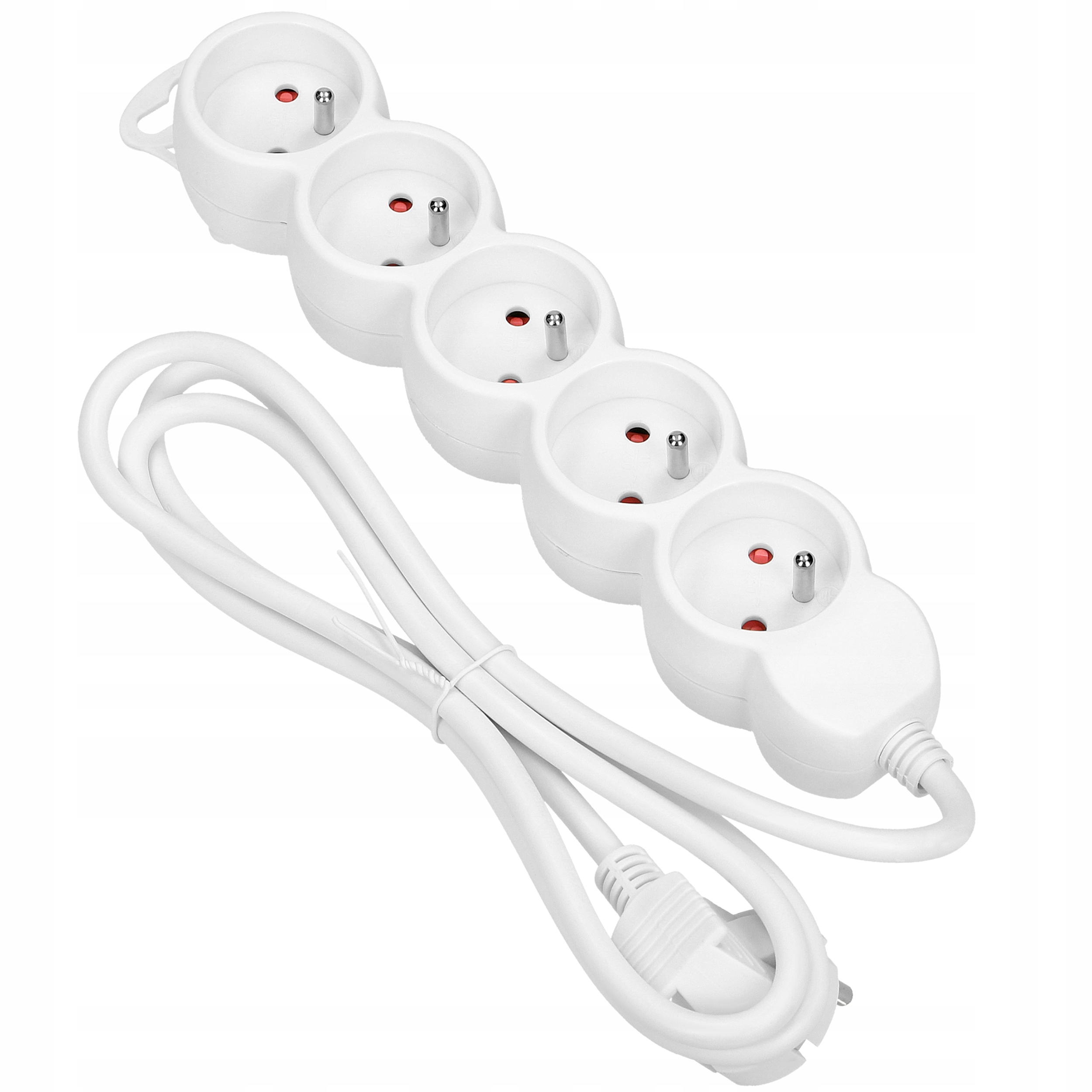 PRZEDŁUŻACZ PIĘCIOKROTNY 5 METRÓW ŁADNY BIAŁY 10A