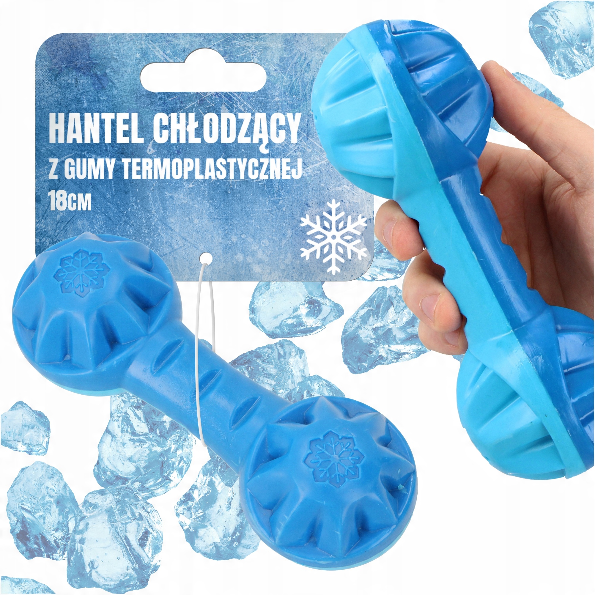 

Chłodzący Gryzak Gumowy Zabawka Dużego Psa 18cm