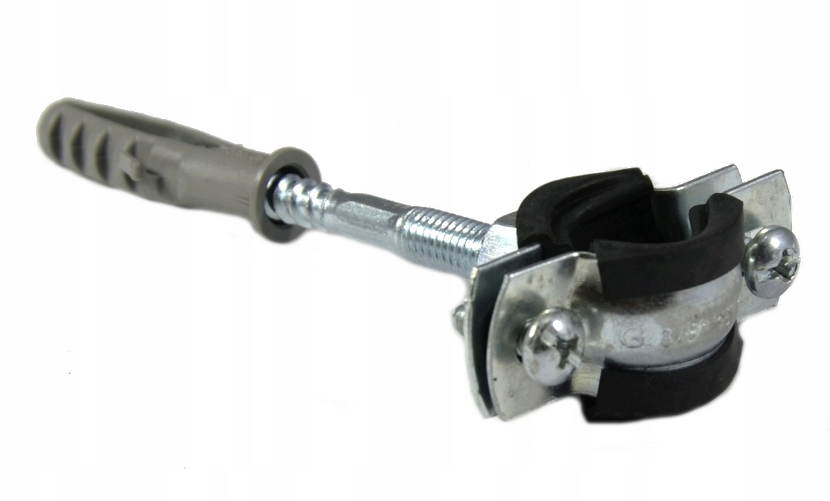 OBEJMA z GUMĄ UCHWYT DO RURY 3/8 POJED. 15-19 mm