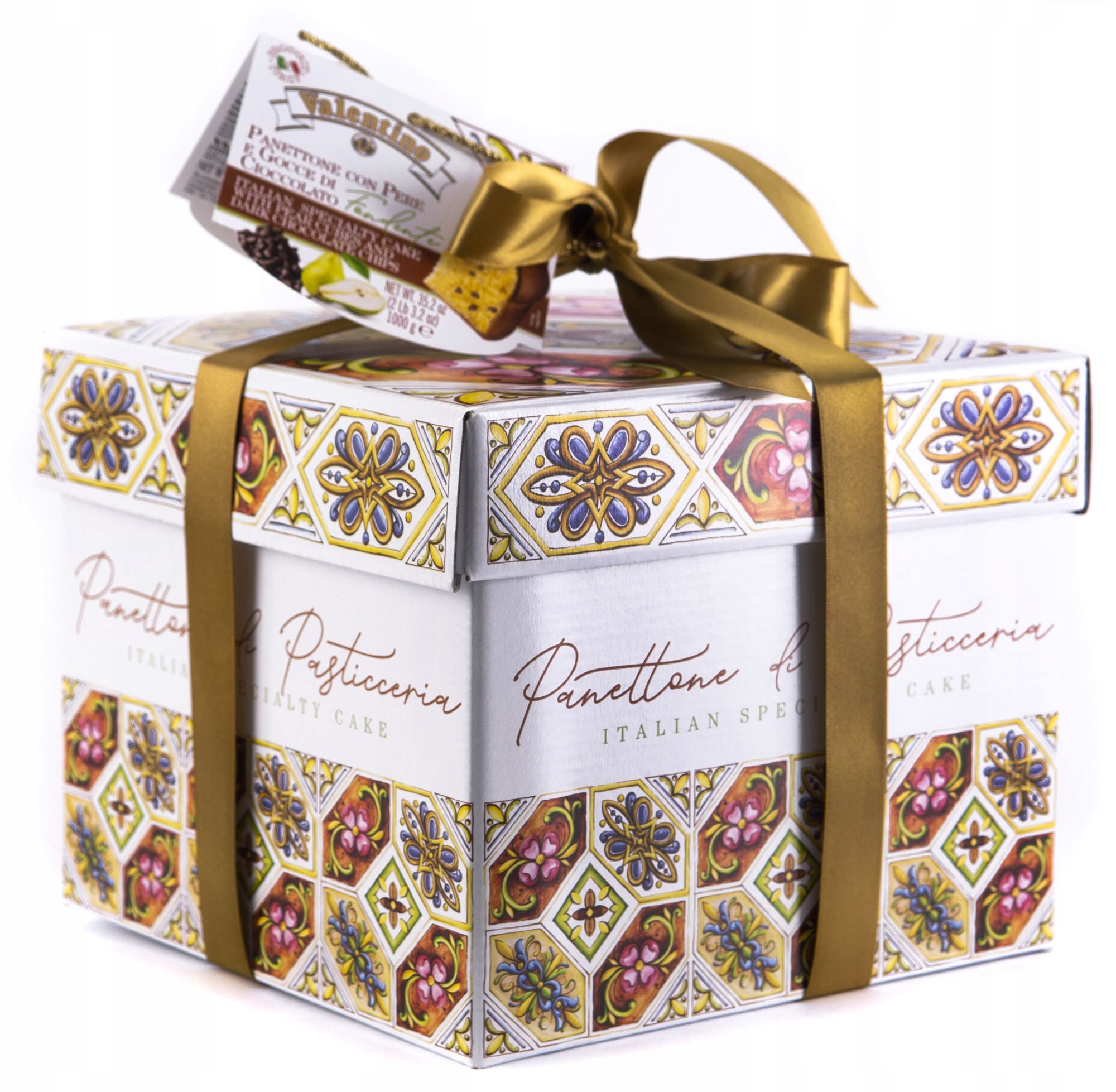 Levně Vánoční koláč Panettone s hruškou a čokoládou 1 kg je ideální jako Dárek