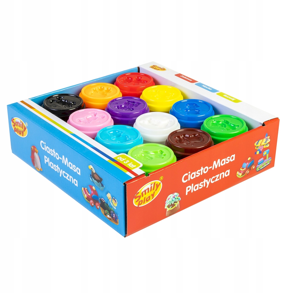 

Smily Play, Ciasto-masa 12 słoiczków (SP83348)