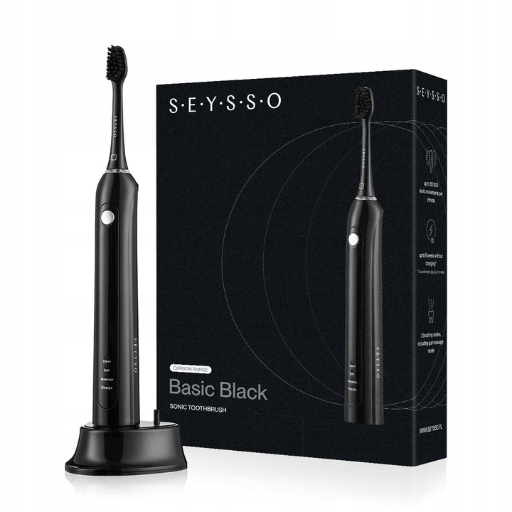

Seysso Carbon Basic Black szczoteczka soniczna