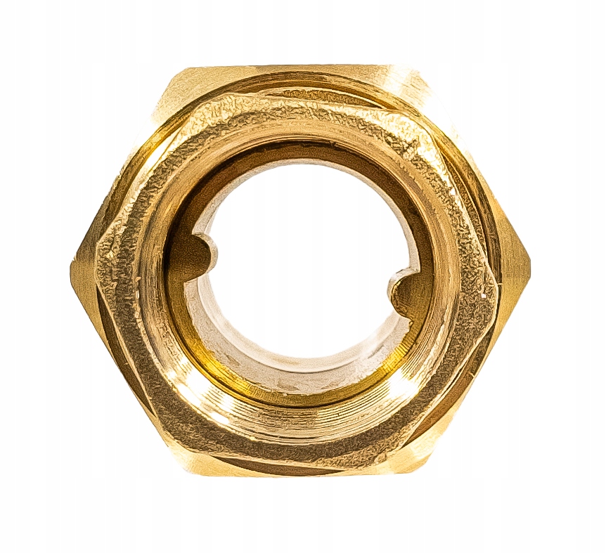 ŚRUBUNEK MOSIĘŻNY STOŻKOWY RÓWNOPRZELOTOWY FI 1" DN25 PROSTY MOCNY SOLIDNY Materiał wykonania mosiądz