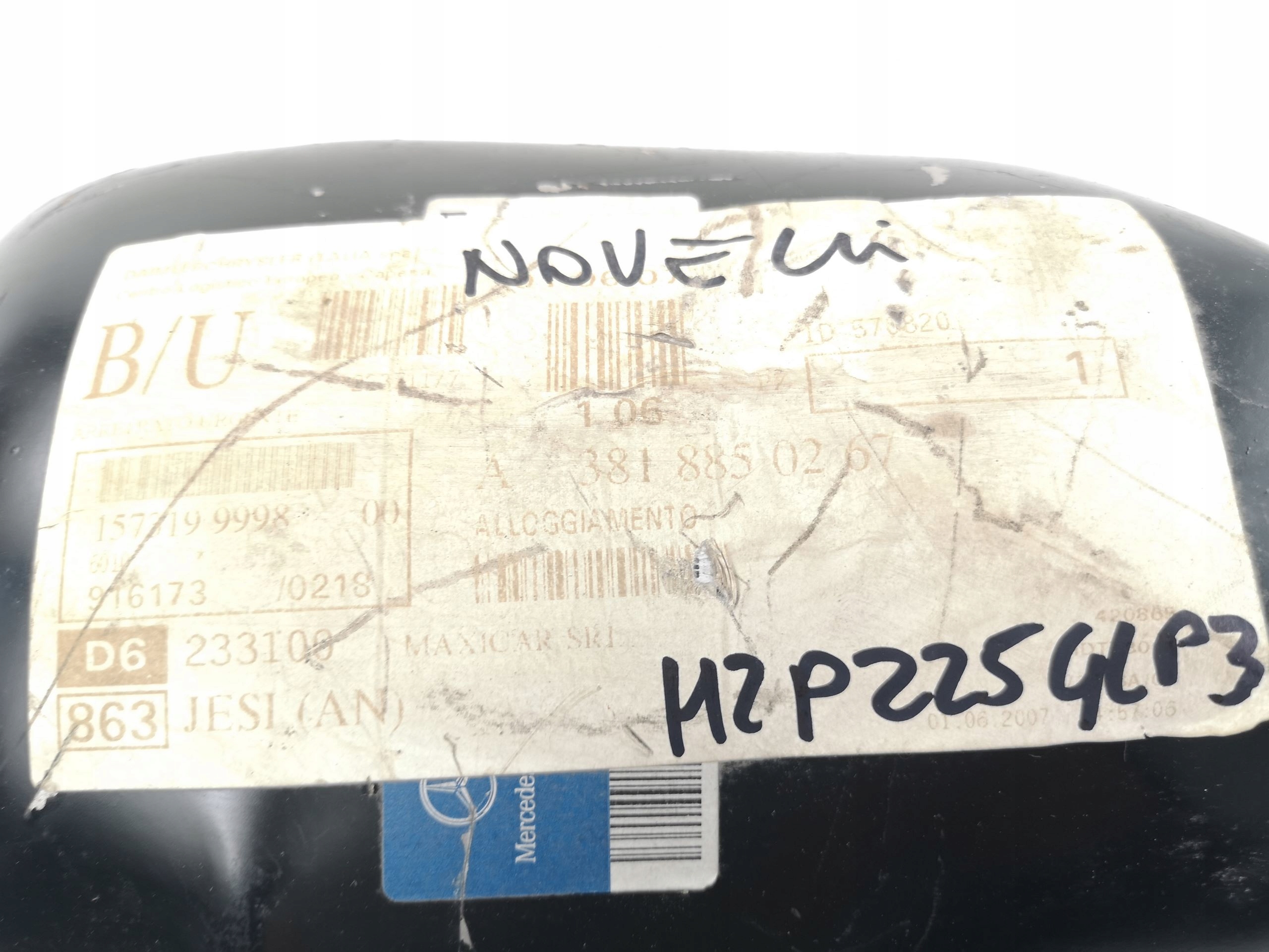 cover lights left front MERCEDES 2635 S/LS / A3818850267
