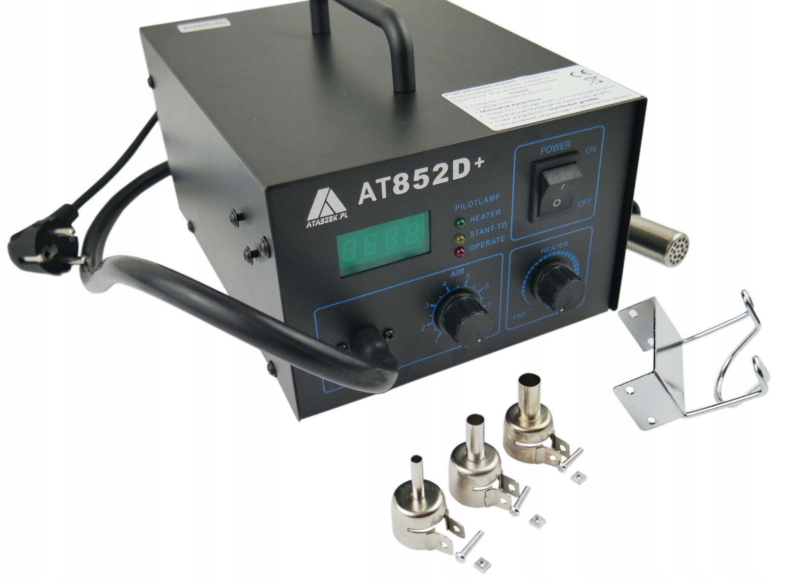 Spawarka do plastiku AT 852D Zestaw do spawania