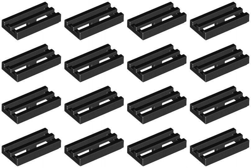 

Lego 2412b 1x2 Grill czarna Nowa (4g) 16 szt.